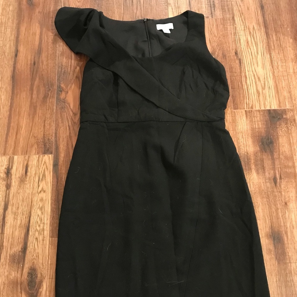 LBD Ann Taylor Loft Dress w/ fun shoulder detail